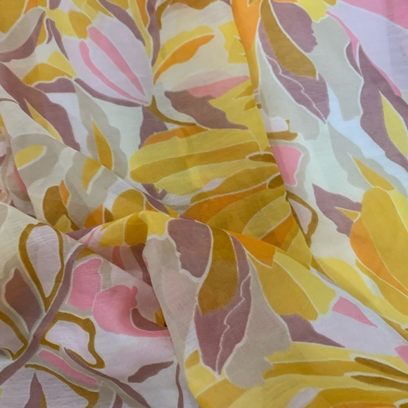 NWT Maxi Dress Floral Boho Cabana Women’s Size Large Lined - Picture 3 of 6